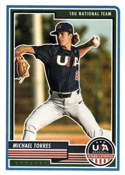 2023 Panini USA Baseball Stars & Stripes #52 Michael Torres Front