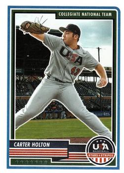 2023 Panini USA Baseball Stars & Stripes #70 Carter Holton Front