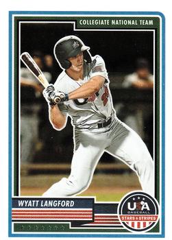 2023 Panini USA Baseball Stars & Stripes #73 Wyatt Langford Front