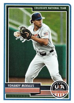 2023 Panini USA Baseball Stars & Stripes #77 Yohandy Morales Front