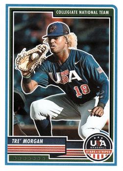 2023 Panini USA Baseball Stars & Stripes #78 Tre' Morgan Front