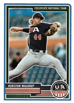 2023 Panini USA Baseball Stars & Stripes #83 Hurston Waldrep Front