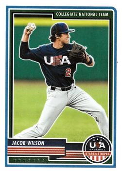 2023 Panini USA Baseball Stars & Stripes #89 Jacob Wilson Front