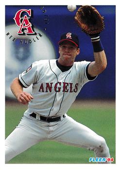 1994 Fleer Update #U17 Rex Hudler Front