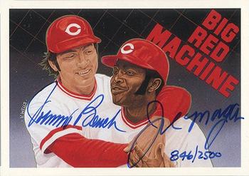 1992 Upper Deck - Baseball Heroes: Johnny Bench and Joe Morgan Autograph #45 Johnny Bench / Joe Morgan Front