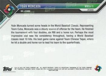 2023 Topps Now All-World Baseball Classic #WBCA-11 Yoan Moncada Back