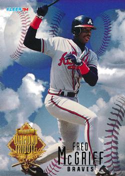1994 Fleer Update - Diamond Tribute #7 Fred McGriff Front