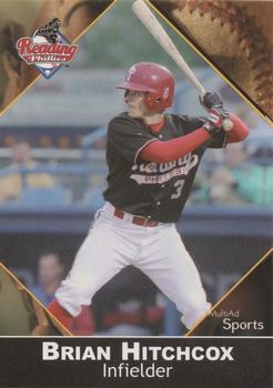 2002 MultiAd Reading Phillies Update #8 Brian Hitchcox Front