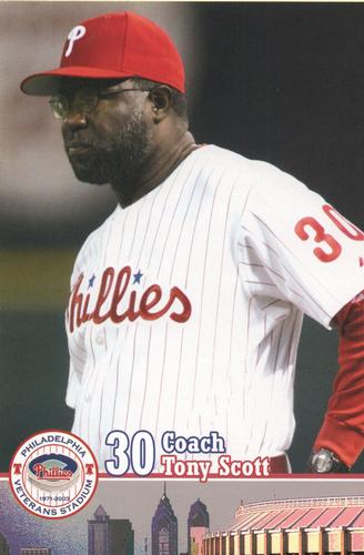 2003 Philadelphia Phillies #NNO Tony Scott Front