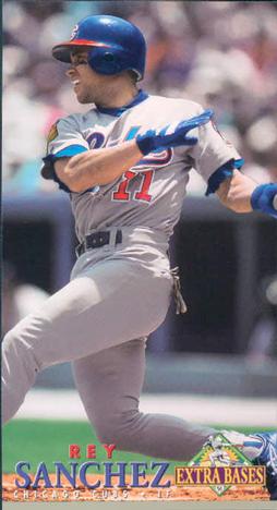 1994 Fleer Extra Bases #223 Rey Sanchez Front