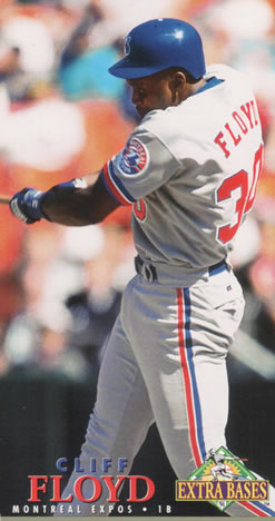 1994 Fleer Extra Bases #305 Cliff Floyd Front