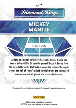 2023 Donruss #7 Mickey Mantle Back