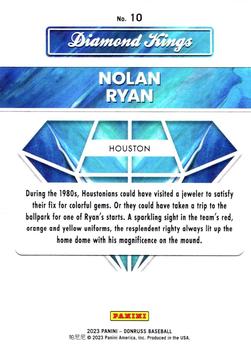 2023 Donruss #10 Nolan Ryan Back
