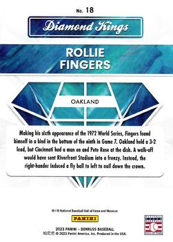 2023 Donruss #18 Rollie Fingers Back