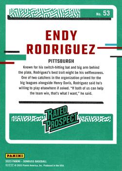 2023 Donruss #53 Endy Rodriguez Back