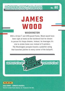 2023 Donruss #80 James Wood Back