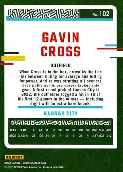 2023 Donruss #102 Gavin Cross Back