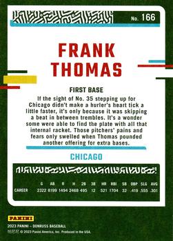 2023 Donruss #166 Frank Thomas Back