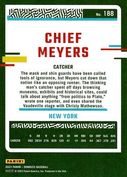 2023 Donruss #188 Chief Meyers Back