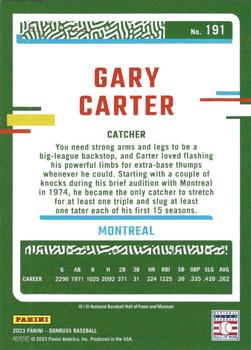 2023 Donruss #191 Gary Carter Back
