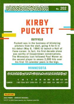 2023 Donruss #202 Kirby Puckett Back
