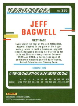 2023 Donruss #236 Jeff Bagwell Back
