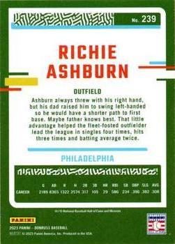 2023 Donruss #239 Richie Ashburn Back