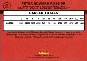 2023 Donruss #259 Pete Rose Back