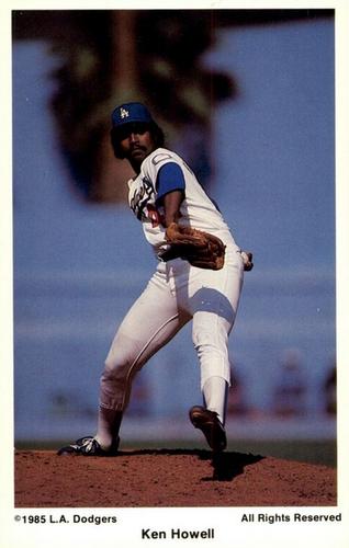 1985 Coca-Cola Los Angeles Dodgers #NNO Ken Howell Front