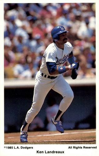 1985 Coca-Cola Los Angeles Dodgers #NNO Ken Landreaux Front