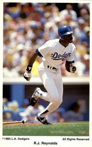 1985 Coca-Cola Los Angeles Dodgers #NNO R.J. Reynolds Front