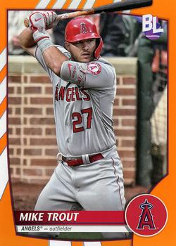 2023 Topps Big League - Electric Orange #27 Mike Trout Front