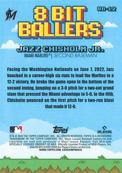 2023 Topps Big League - 8 Bit Ballers #8B-12 Jazz Chisholm Jr. Back