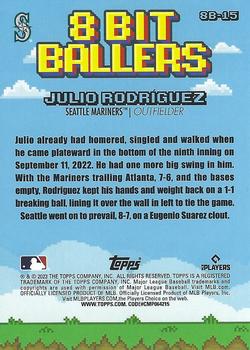 2023 Topps Big League - 8 Bit Ballers #8B-15 Julio Rodríguez Back