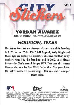 2023 Topps Big League - City Slickers #CS-10 Yordan Alvarez Back