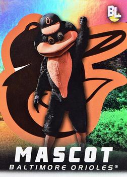 2023 Topps Big League - Mascots Mania Foil Variations #MF-3 Oriole Bird Front
