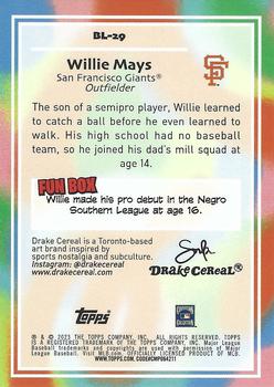 2023 Topps Big League - Big Leaguers #BL-29 Willie Mays Back