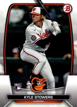 2023 Bowman #56 Kyle Stowers Front