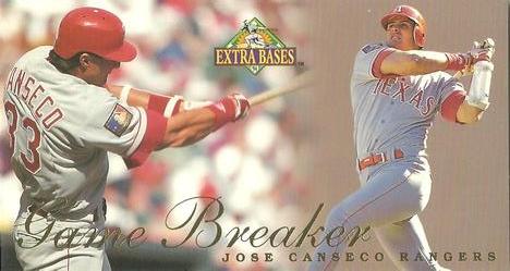 1994 Fleer Extra Bases - Game Breakers #5 Jose Canseco Front