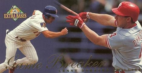 1994 Fleer Extra Bases - Game Breakers #9 Lenny Dykstra Front