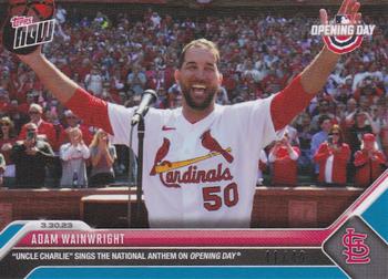 2023 Topps Now - Blue #6 Adam Wainwright Front