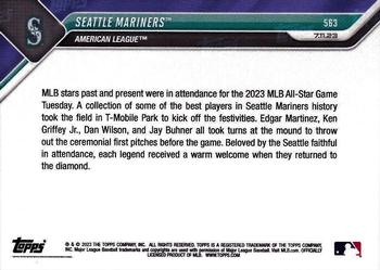 2023 Topps Now - Blue #563 Seattle Mariners Back