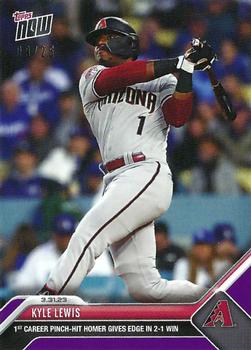 2023 Topps Now - Purple #15 Kyle Lewis Front