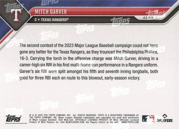 2023 Topps Now - Purple #19 Mitch Garver Back