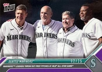 2023 Topps Now - Purple #563 Seattle Mariners Front