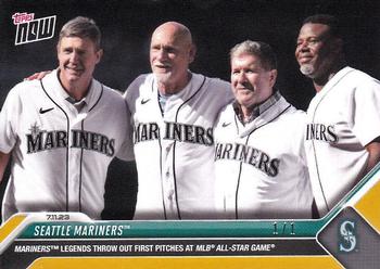 2023 Topps Now - Gold #563 Seattle Mariners Front