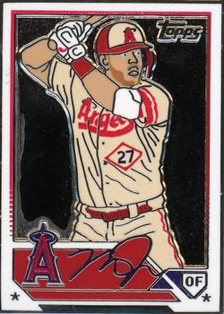 2023 Topps - Enamel Trading Card Pin #10 Mike Trout Front
