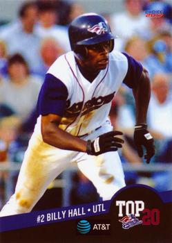 2017 Choice Somerset Patriots Top 20 #2 Billy Hall Front