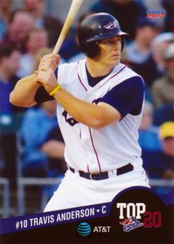 2017 Choice Somerset Patriots Top 20 #10 Travis Anderson Front