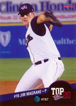 2017 Choice Somerset Patriots Top 20 #16 Jim Magrane Front